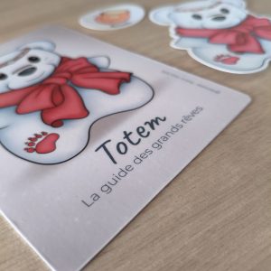 Carte Pépite Totem – Décoration textile enfant – Force & Ancrage