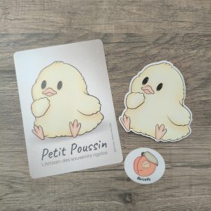 Carte Pépite Petit Poussin - Décoration textile enfant - Amusement & Souvenirs